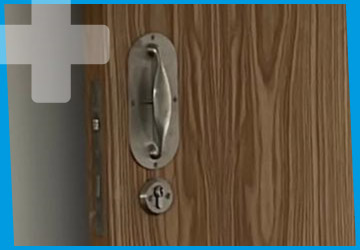Close-Up View of Anti-Ligature Door Handle