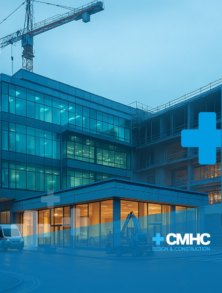 Modern NHS Healthcare Construction Site