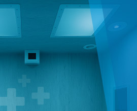 Secure Vision Panel in Seclusion Room